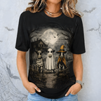 Halloween Spooky Cow Squad All Over Print Shirt