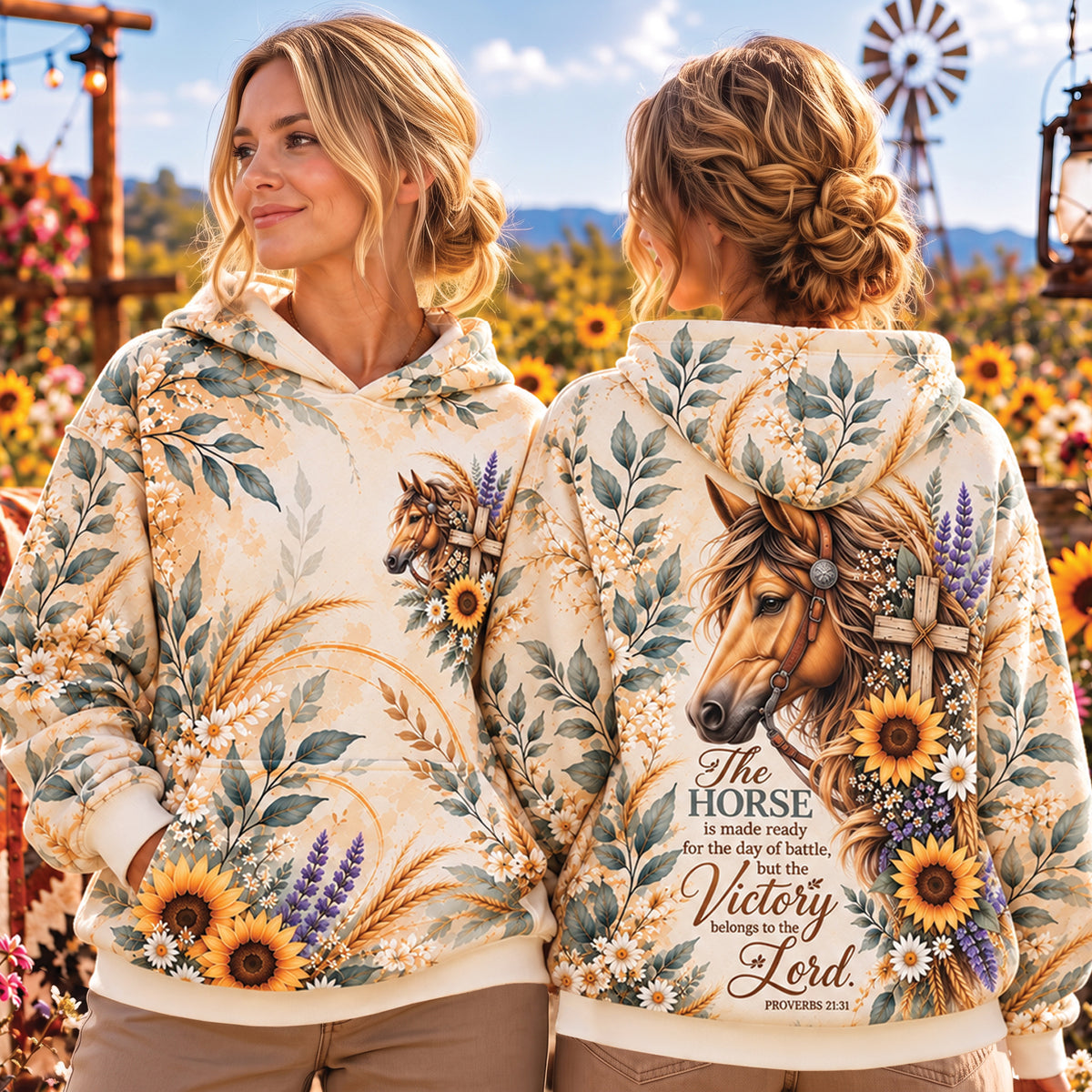 Victory Belongs to the Lord Horse Christian All Over Print Shirt