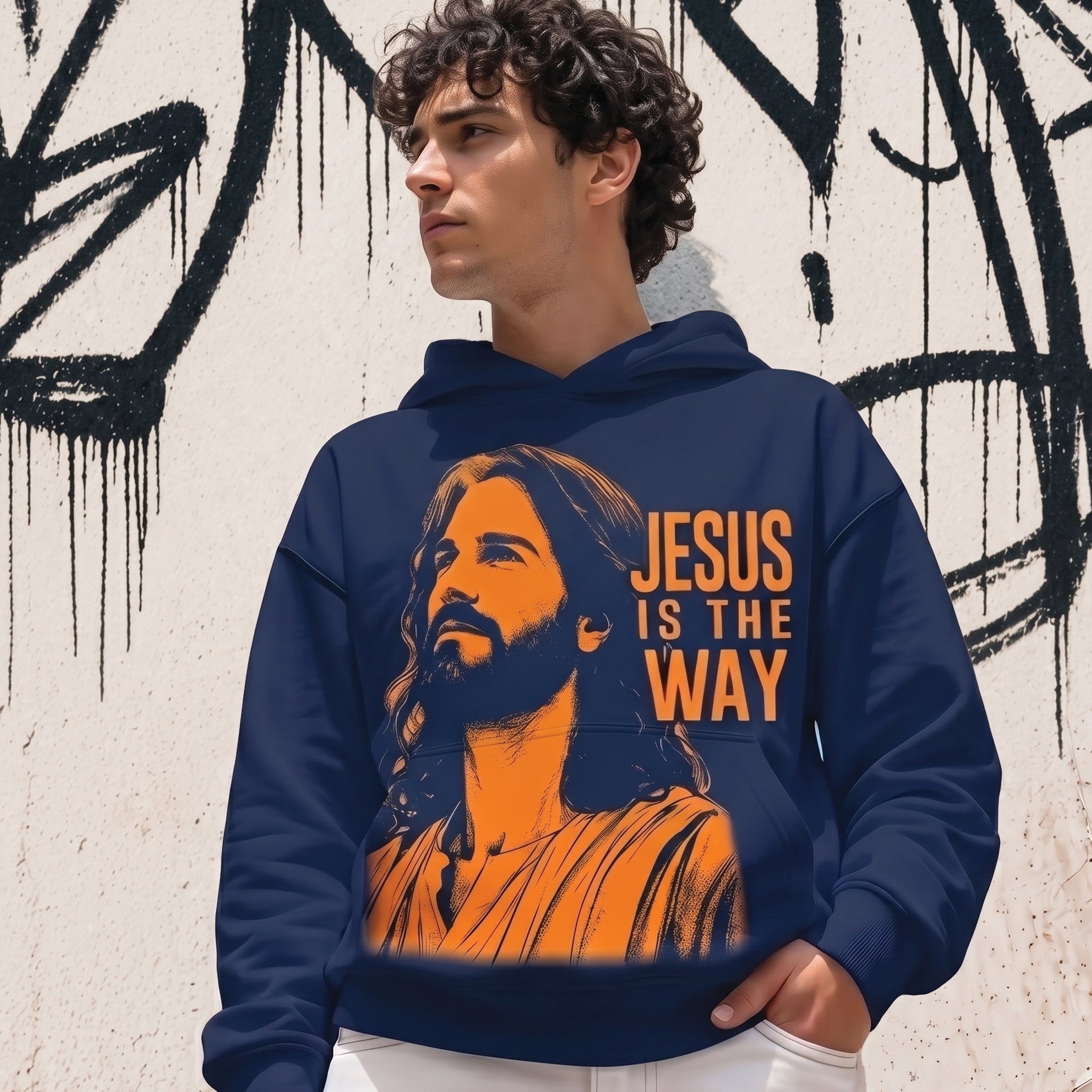 Jesus Is The Way Christian Shirt & Hoodie, Unisex Faith Streetwear
