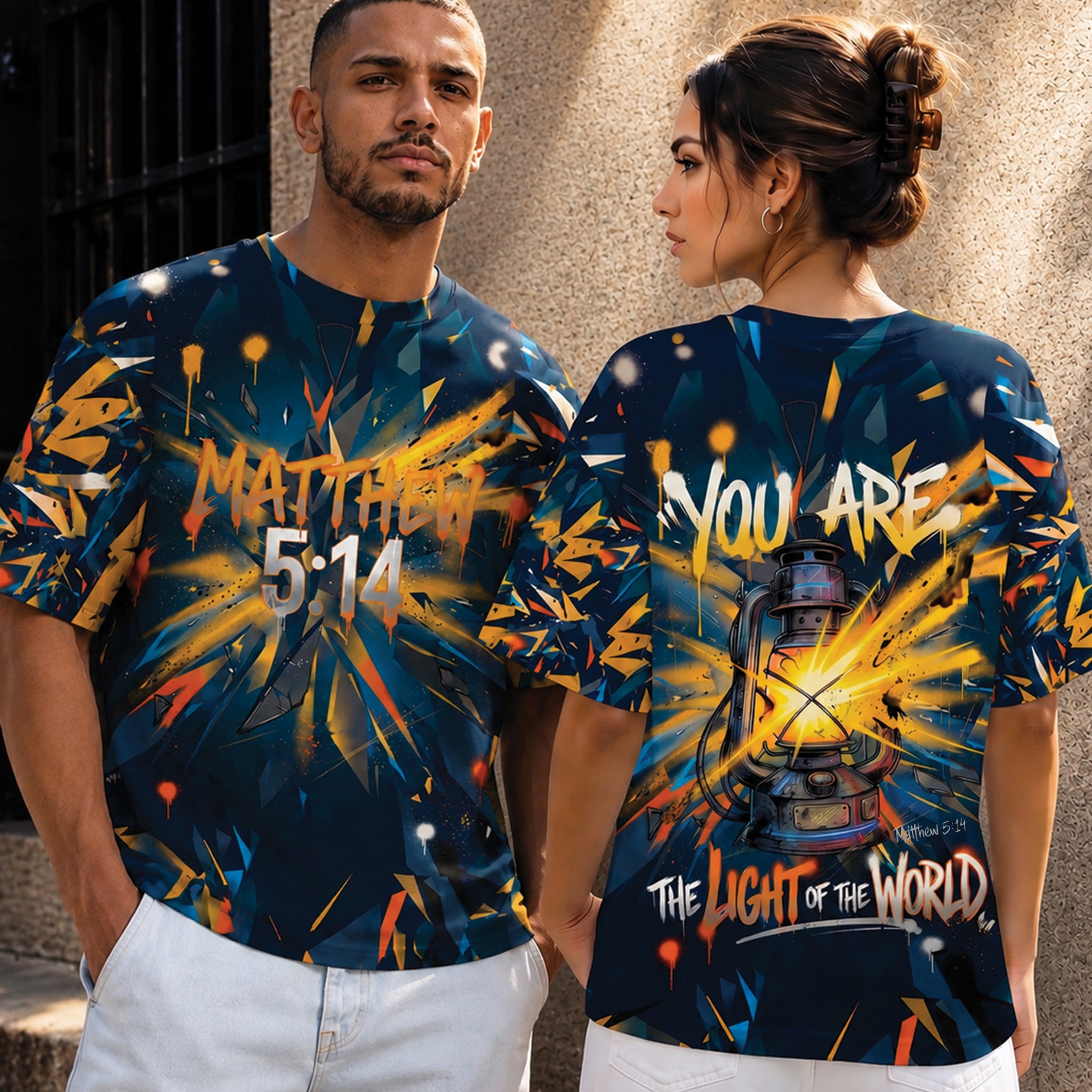 You Are the Light of the World Shirt & Hoodie – Matthew 5:14 Christian Streetwear