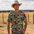 Wild & Free Running Horse All Over Print Shirt
