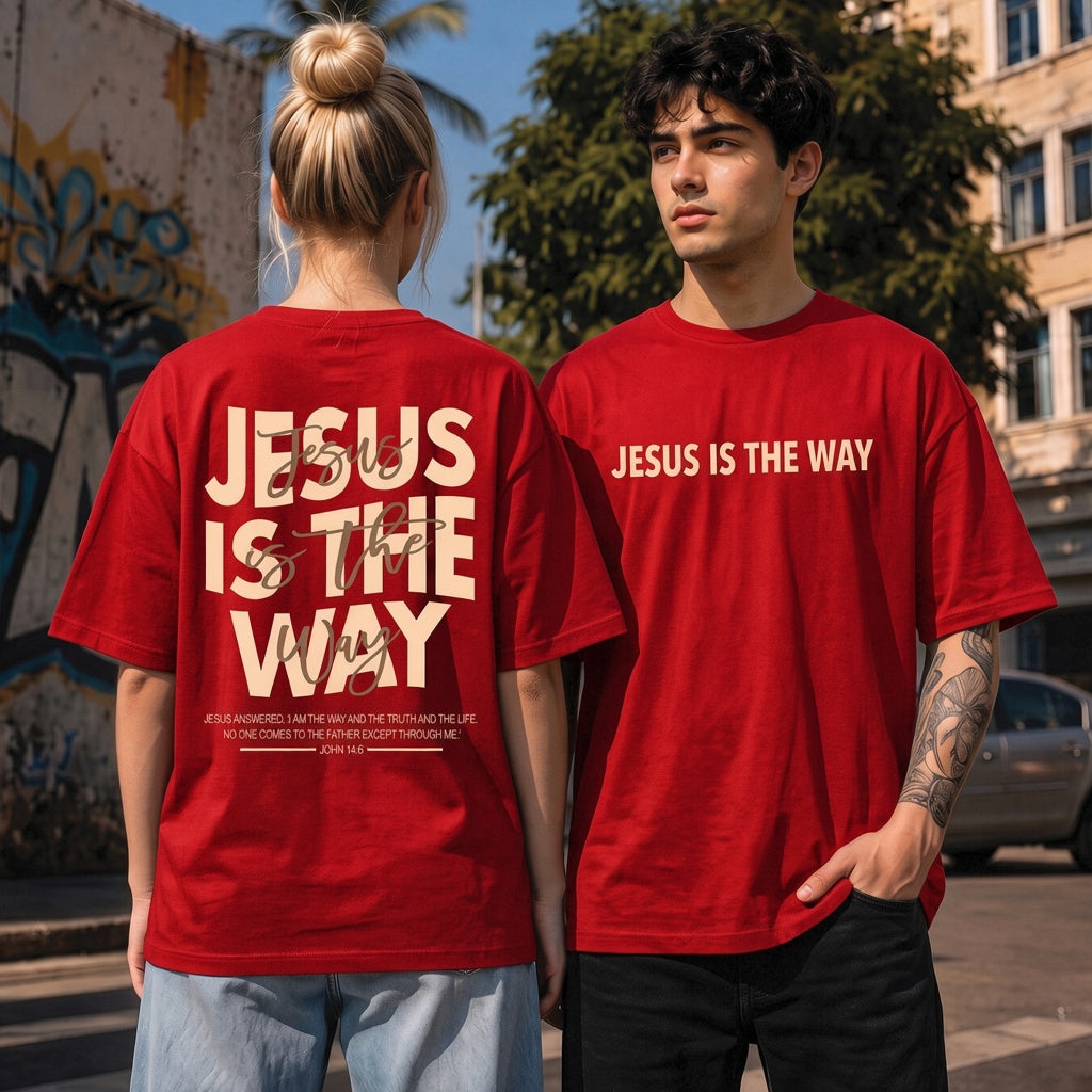 Jesus Is The Way Christian Shirt, John 14:6 Bible Verse Hoodie
