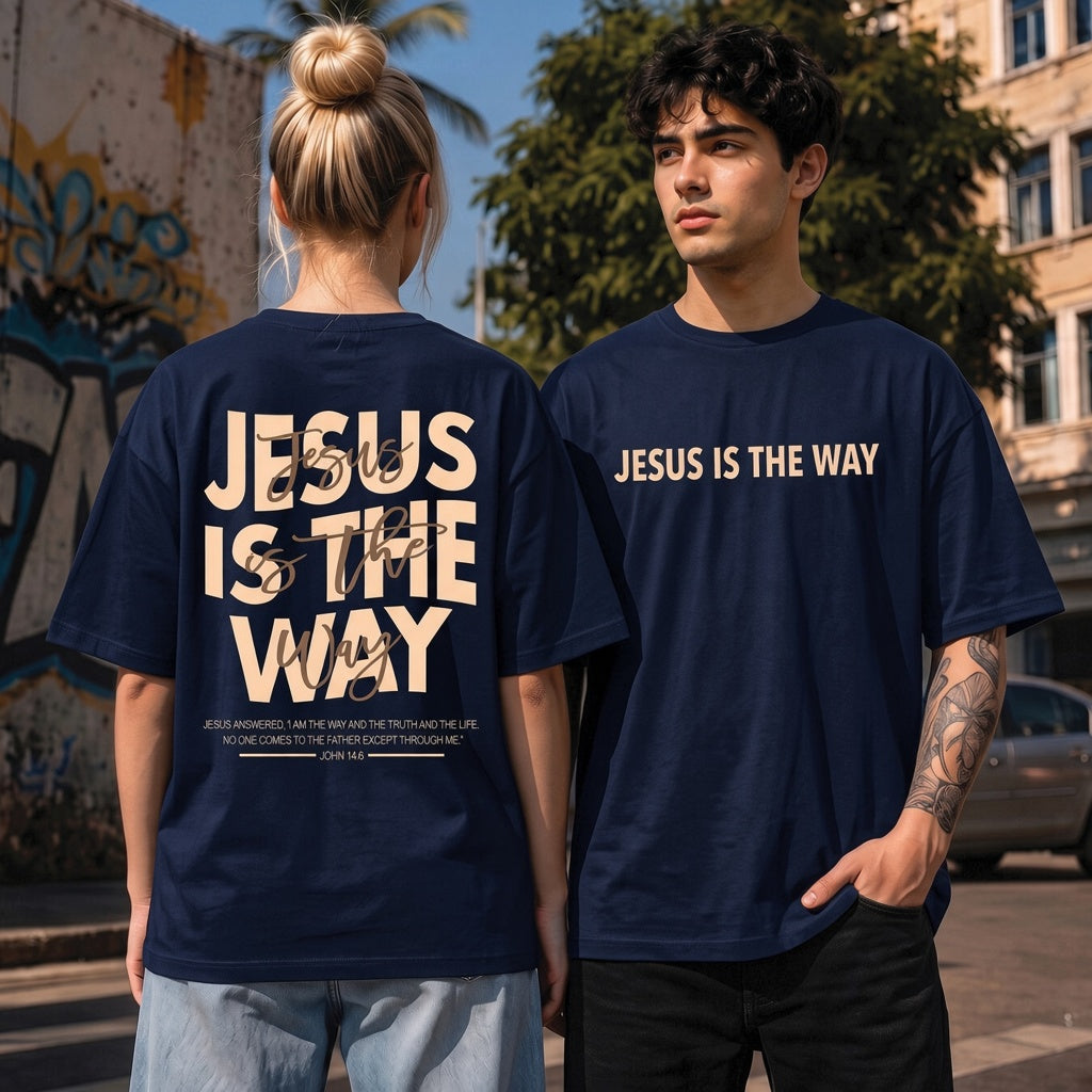 Jesus Is The Way Christian Shirt, John 14:6 Bible Verse Hoodie