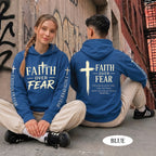 Faith Over Fear Psalms 118:6 Christian Shirt & Hoodie