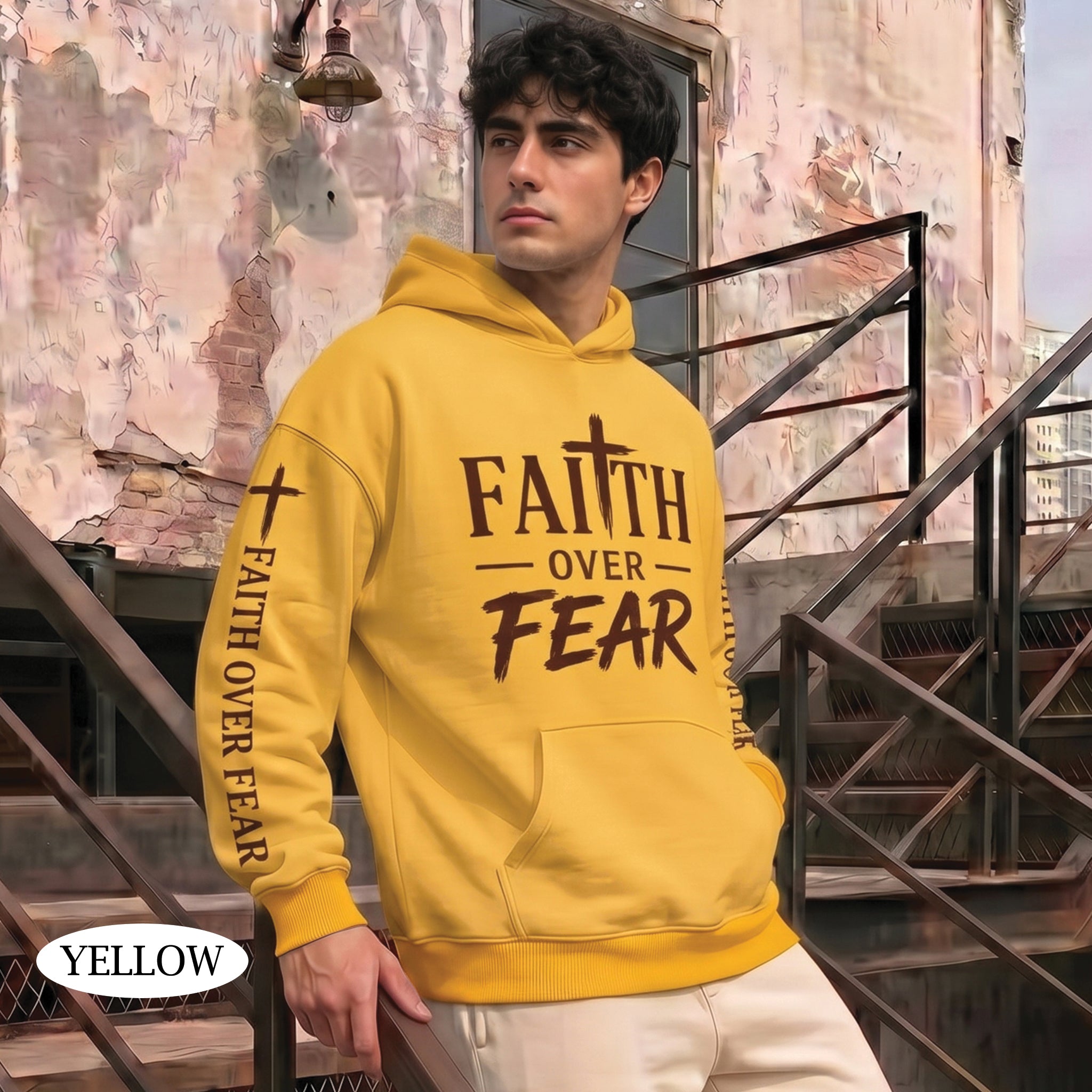Faith Over Fear Psalms 118:6 Christian Shirt & Hoodie