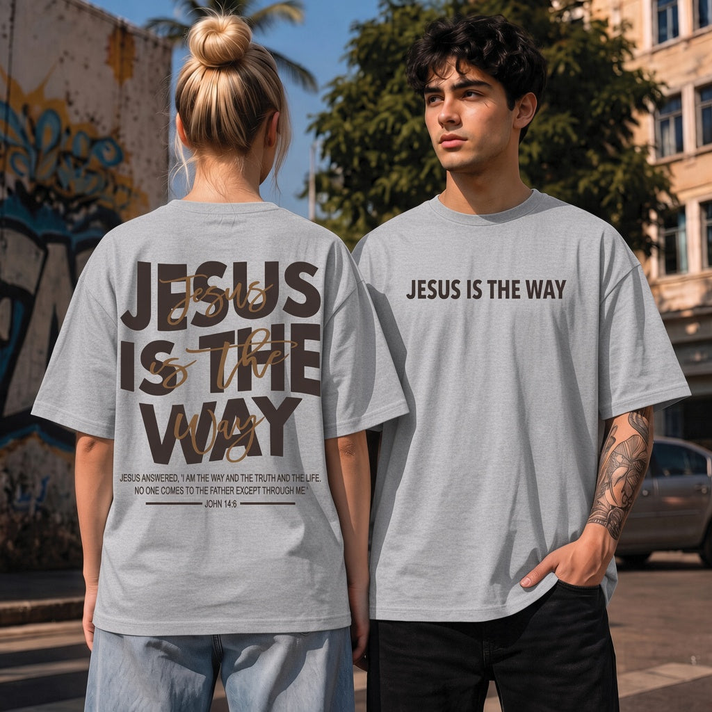 Jesus Is The Way Christian Shirt, John 14:6 Bible Verse Hoodie