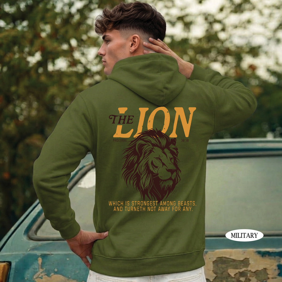 Proverbs 30:30 The Lion Is Strongest Among Beasts Shirt