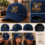 The Lord Is My Shepherd I Lack Nothing Hat - Christian Cap
