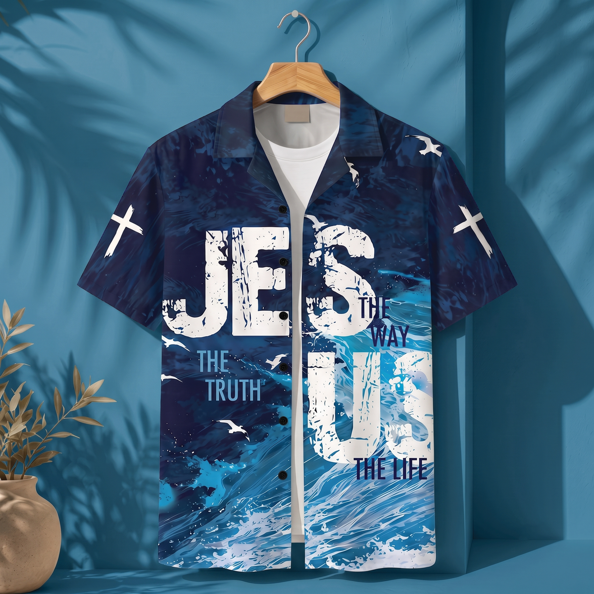 Jesus Is The Way The Truth The Life Hawaiian Shirt