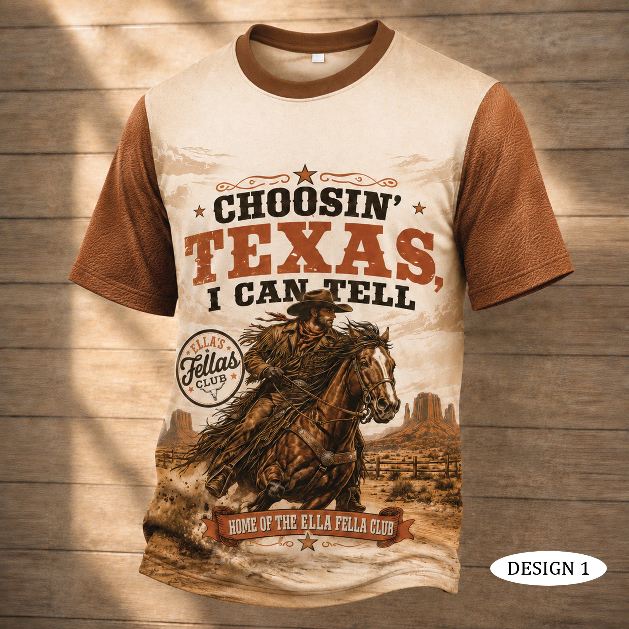 Choosin' Texas I Can Tell All Over Print Shirt, Western Cowboy Shirt