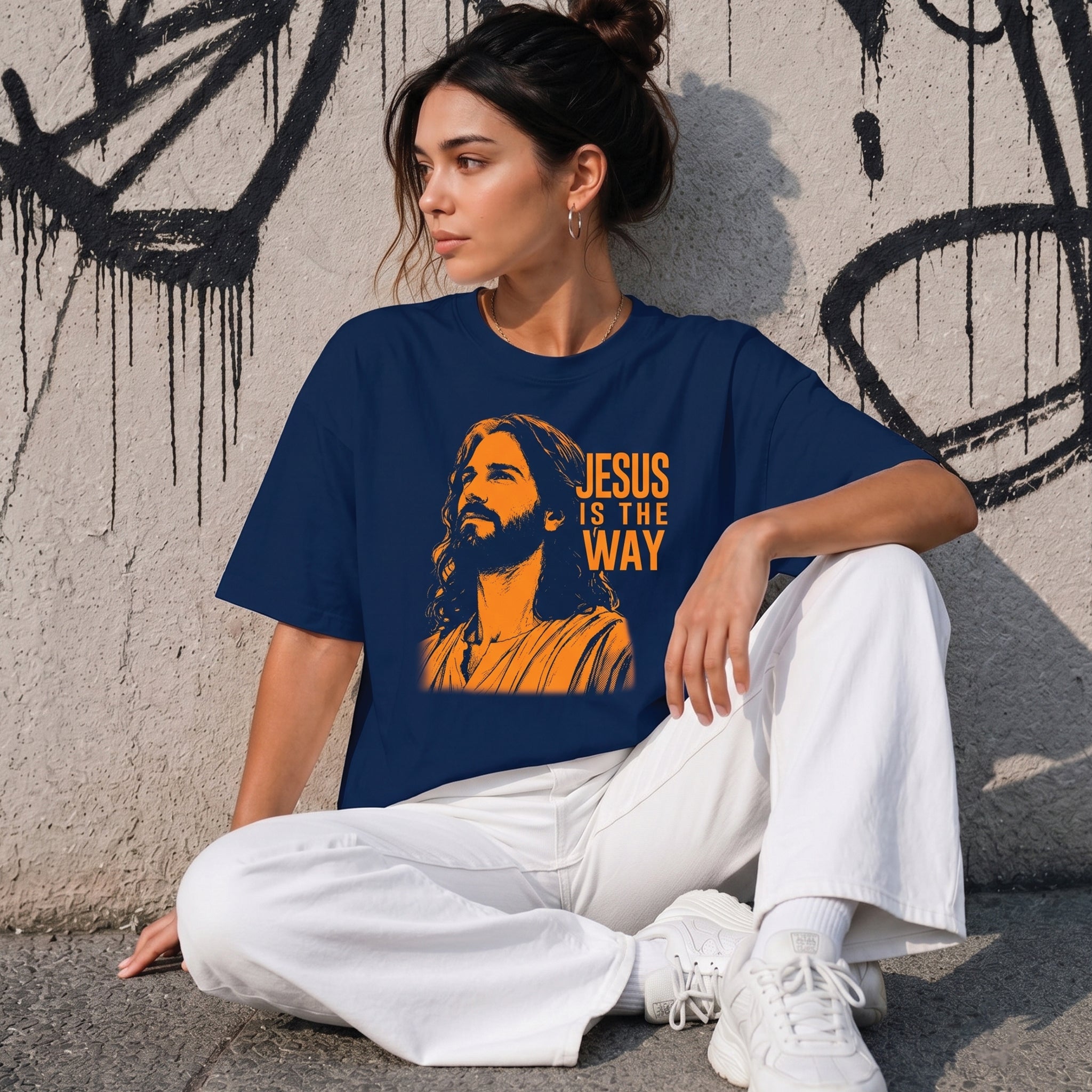 Jesus Is The Way Christian Shirt & Hoodie, Unisex Faith Streetwear