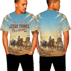 First of all Jesus Thinks I'm a delight All Over Print Shirt, Christian Cowboy Tee