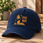 Jesus Is The Way Hat - Christian Baseball Cap