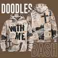 Faith & Bible Verses Aesthetic Collage Hoodie
