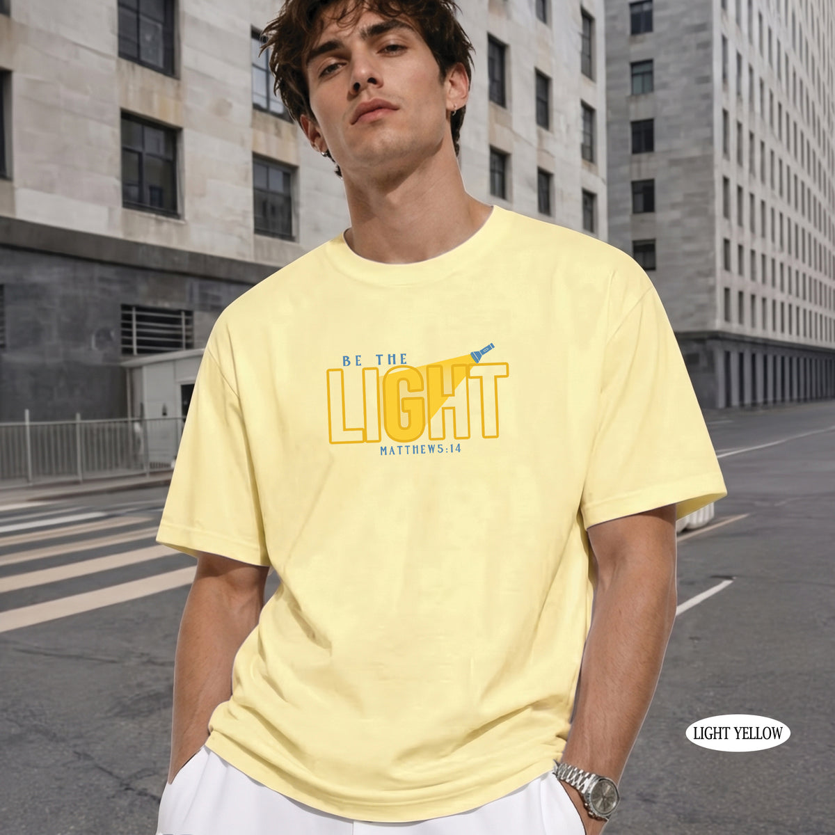 Be The Light Matthew 5:14 Shirt & Hoodie, Christian Streetwear