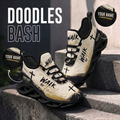 Custom Name Christian Sneakers, Walk by Faith Max Soul Shoes