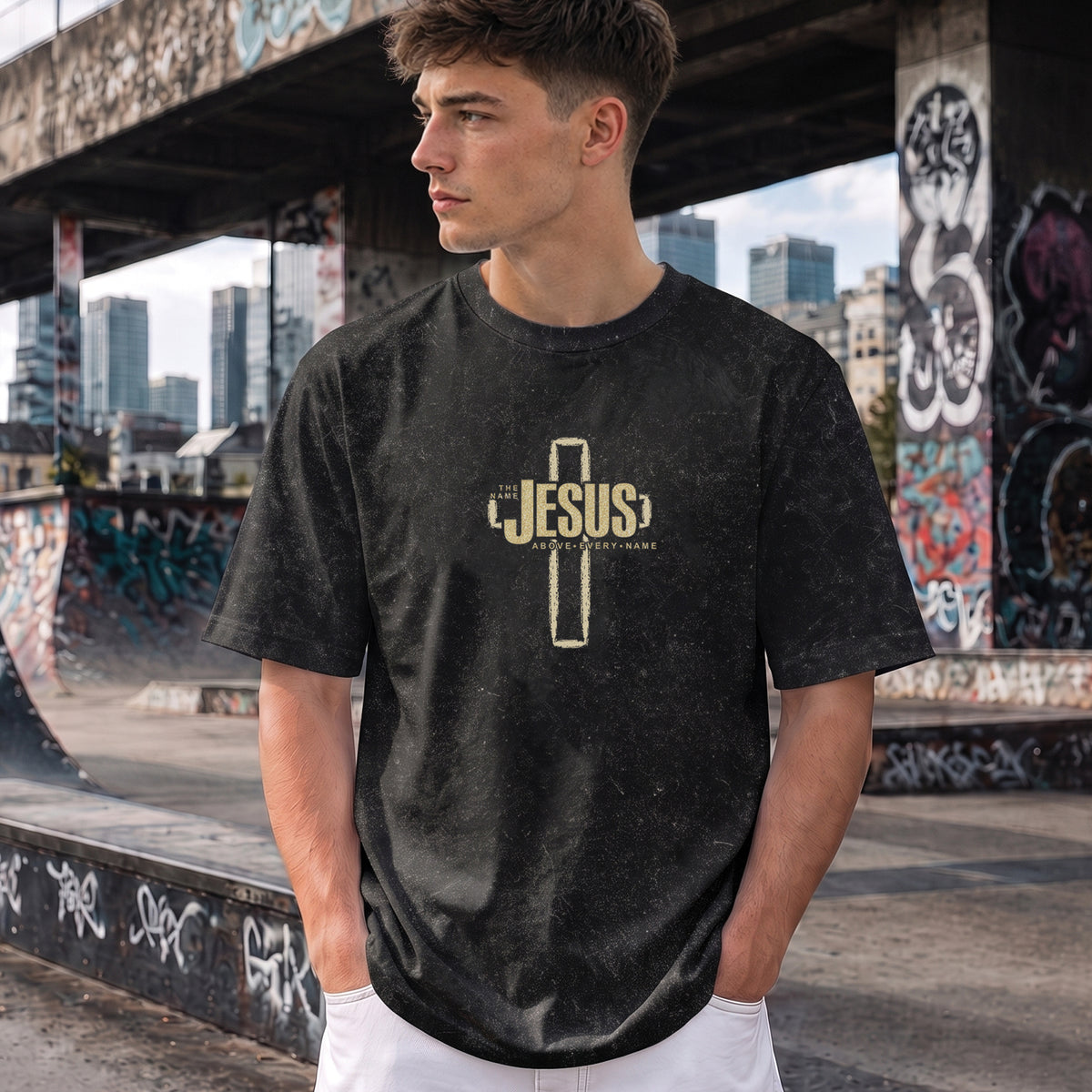 The Name Jesus Above Every Name Shirt & Hoodie, Christian Streetwear