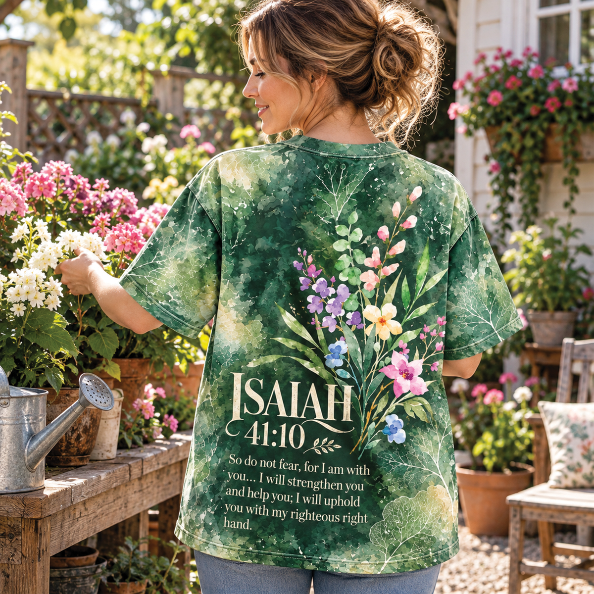 Do Not Fear For I Am With You Isaiah 41:10 Christian T-Shirt, Sweatshirt & Hoodie