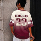 Christian Football Jersey, The Lord Is My Shepherd Faith Jersey