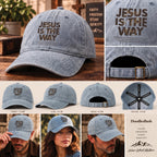 Jesus Is The Way Christian Hat - John 14:6 Bible Verse Cap