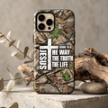 Jesus The Way Truth Life Christian Camo Phone Case