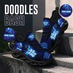 Custom Name Jesus Is King Sneakers, Christian Max Soul Shoes