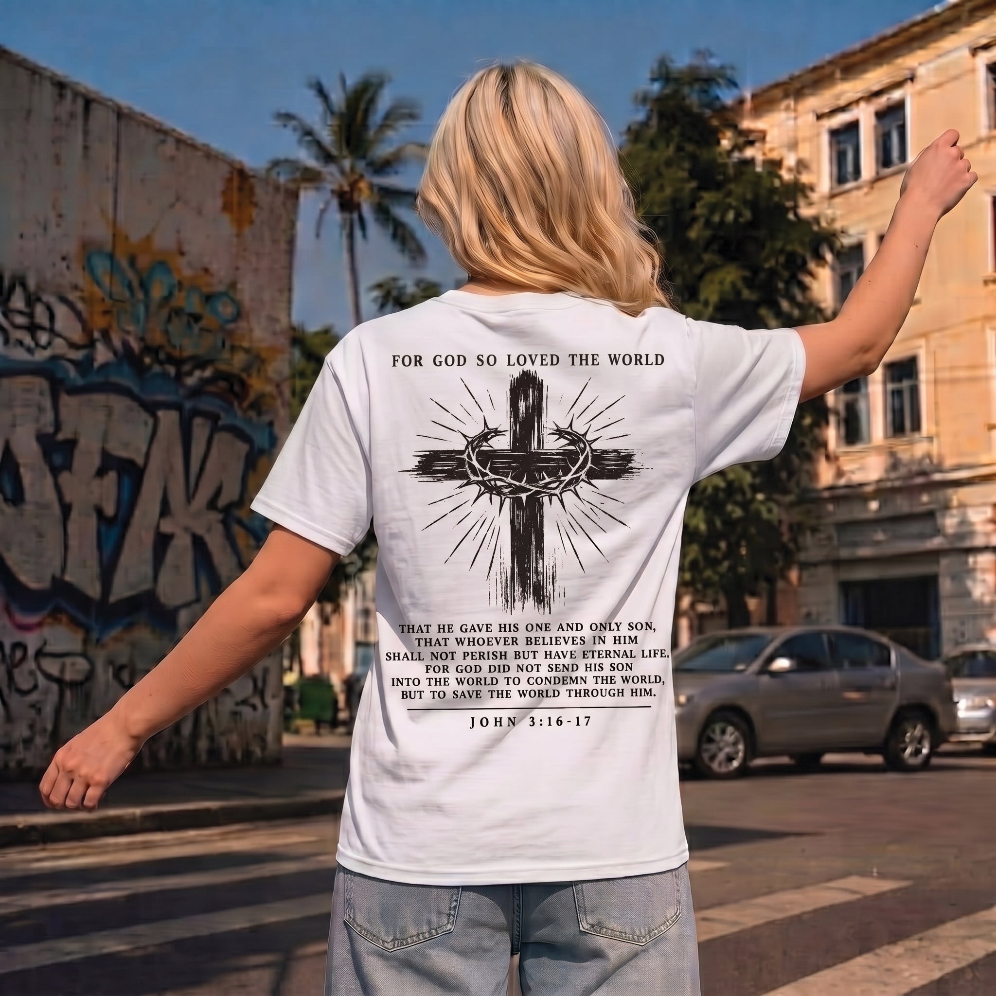 Good News Jesus Saves T-Shirt, Christian Bible Verse Hoodie
