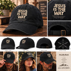 Jesus Is The Way Christian Hat - John 14:6 Bible Verse Cap