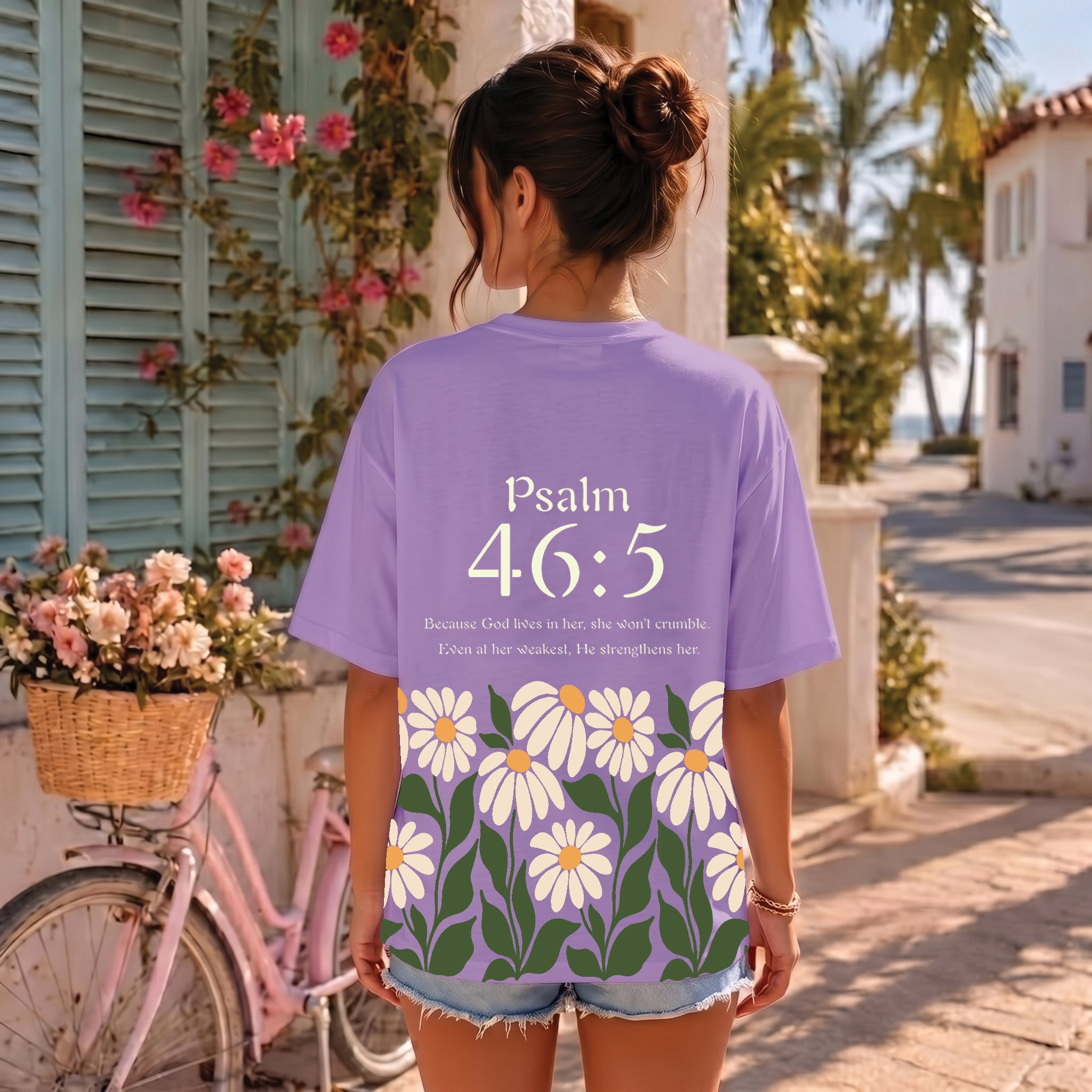 Psalm 46:5 God Lives in Her Christian Shirt, Inspirational Faith Hoodie