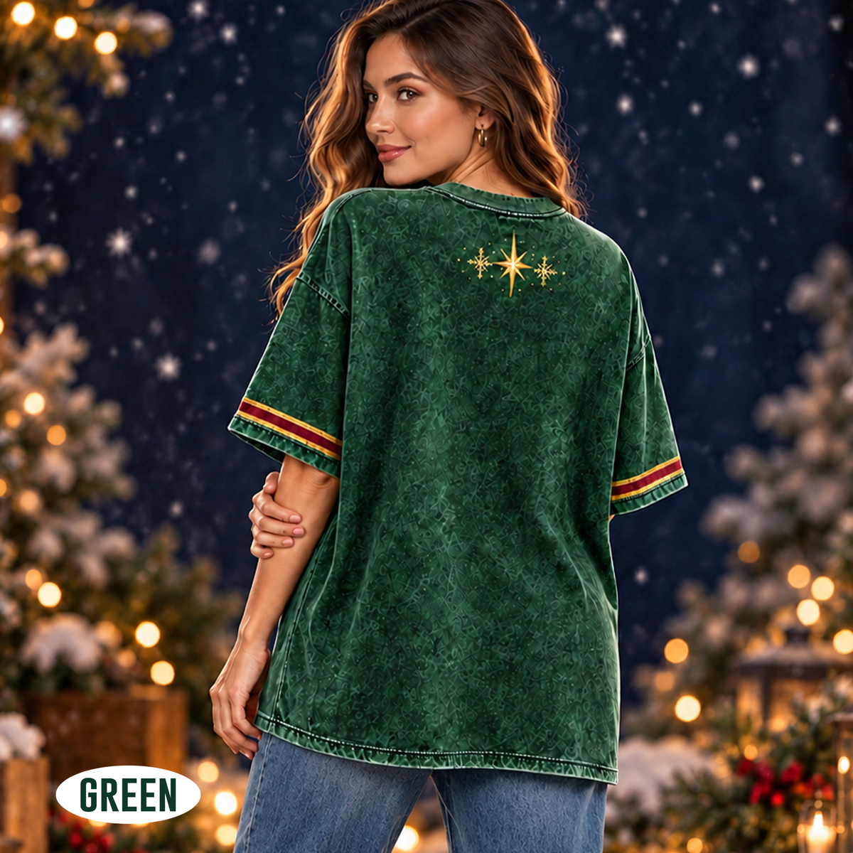 Be The Light Christmas Cross Christian All Over Print Shirt