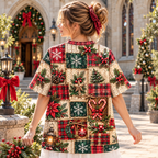 Every Knee Shall Bow Christian Christmas Patchwork All Over Print Shirt