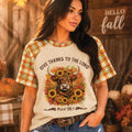 Give Thanks to the Lord All Over Print Shirt, Highland Cow Christian Shirt