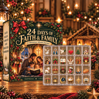 24 Day Christian Christmas Advent Calendar 2026, Christmas Countdown Set