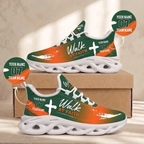 Custom Christian Sneakers – Walk by Faith Max Soul Shoes
