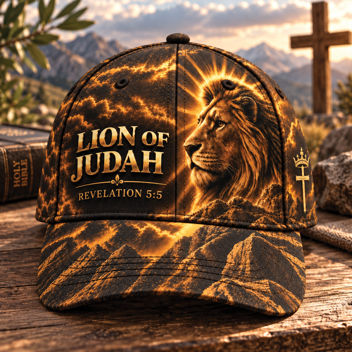 Lion of Judah Hat - Christian Baseball Cap