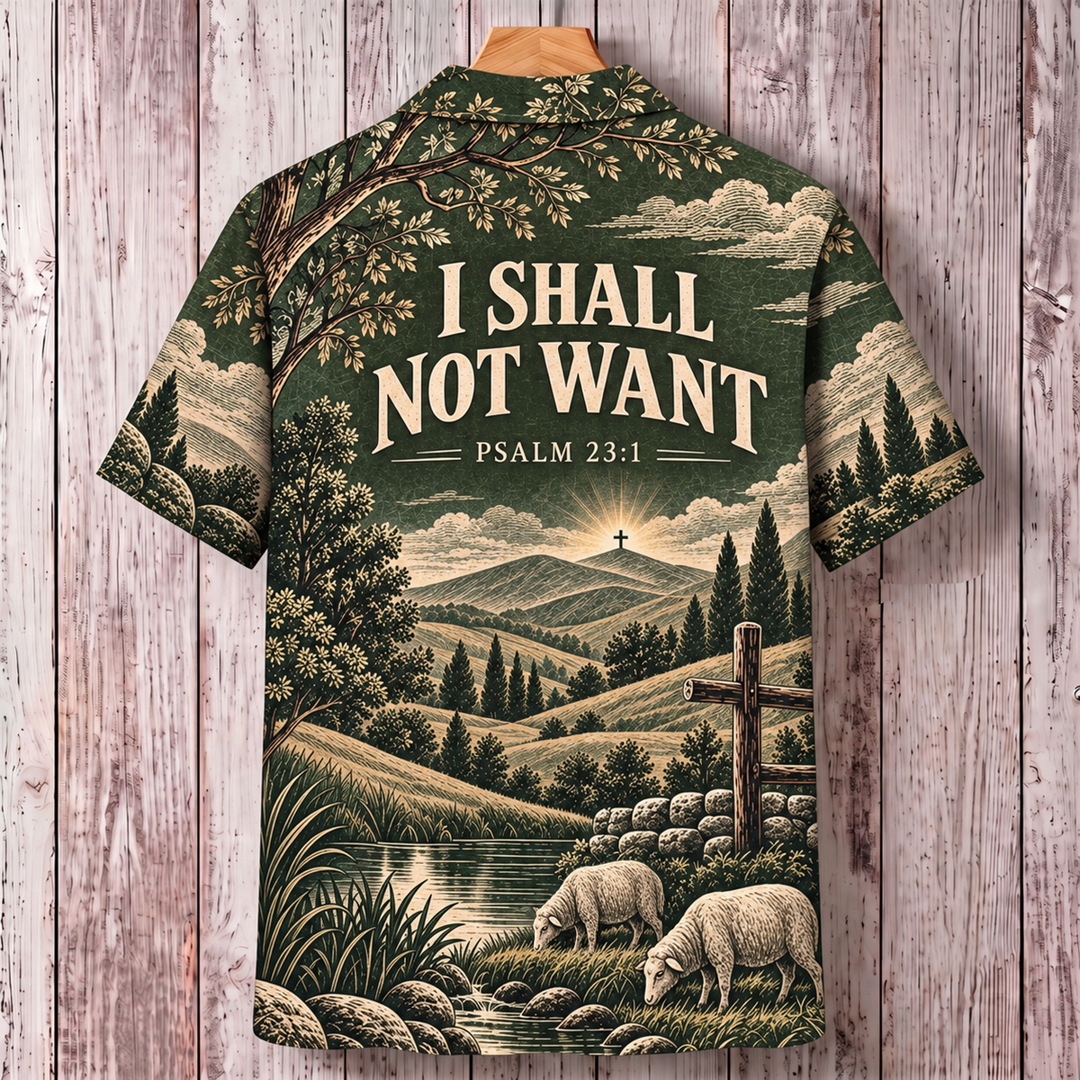 The Lord Is My Shepherd Hawaiian Shirt