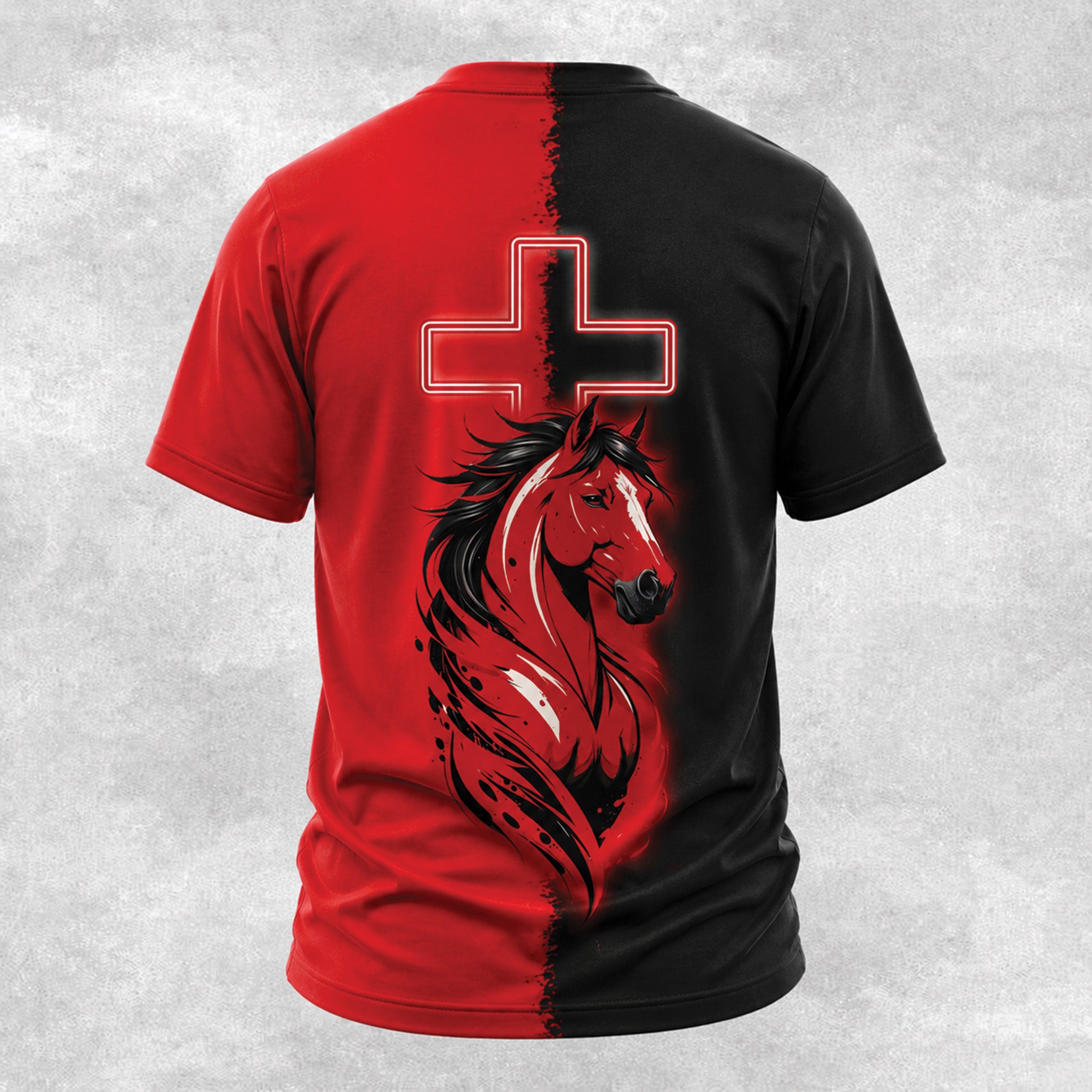 Ride With Jesus All Over Print Shirt, Christian T-Shirt