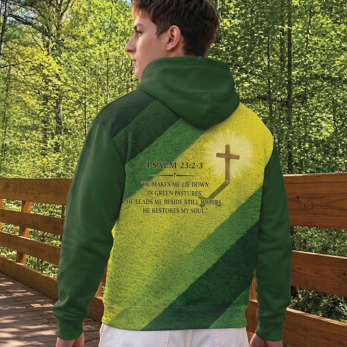 Where He Leads I Will Follow Hoodie - Christian Streetwear