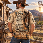 Pray to Have Eyes That See the Best in People Christian Horse All Over Print Shirt