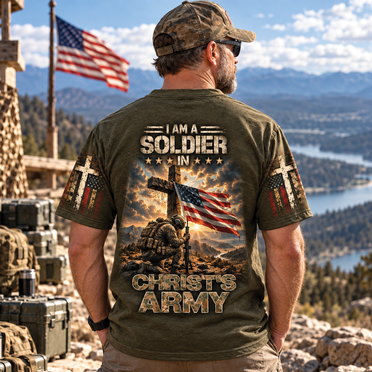 I am a Soldier in Christ's Army T-Shirt, Sweatshirt & Hoodie