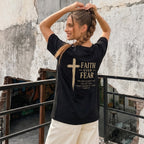 Faith Over Fear Psalms 118:6 Christian Shirt & Hoodie