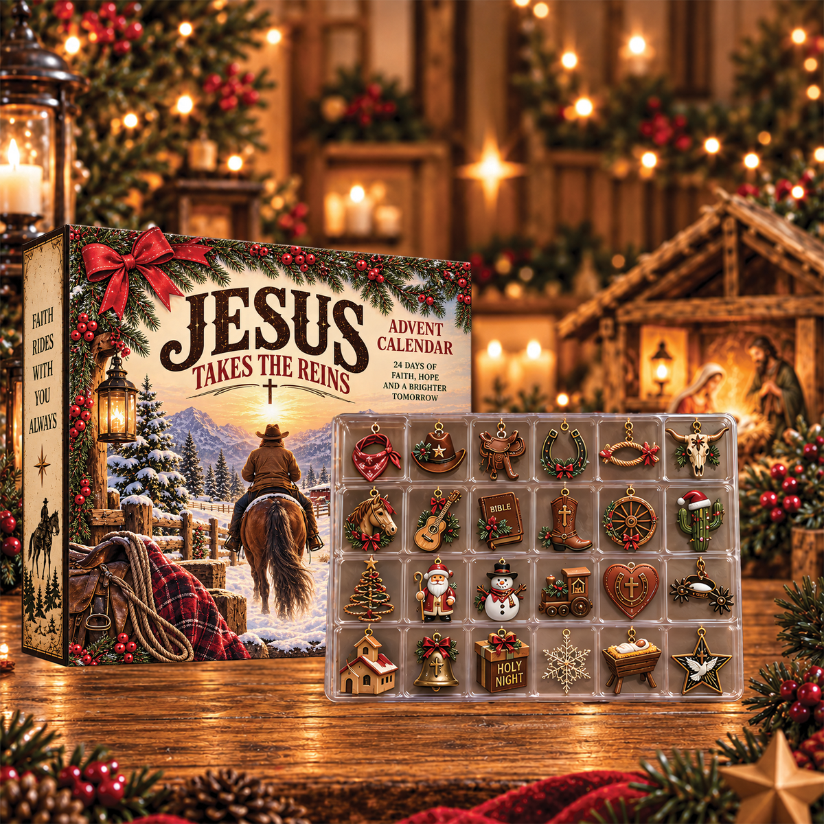 Christian Advent Calendar 2026, Jesus Takes the Reins Christmas Gift