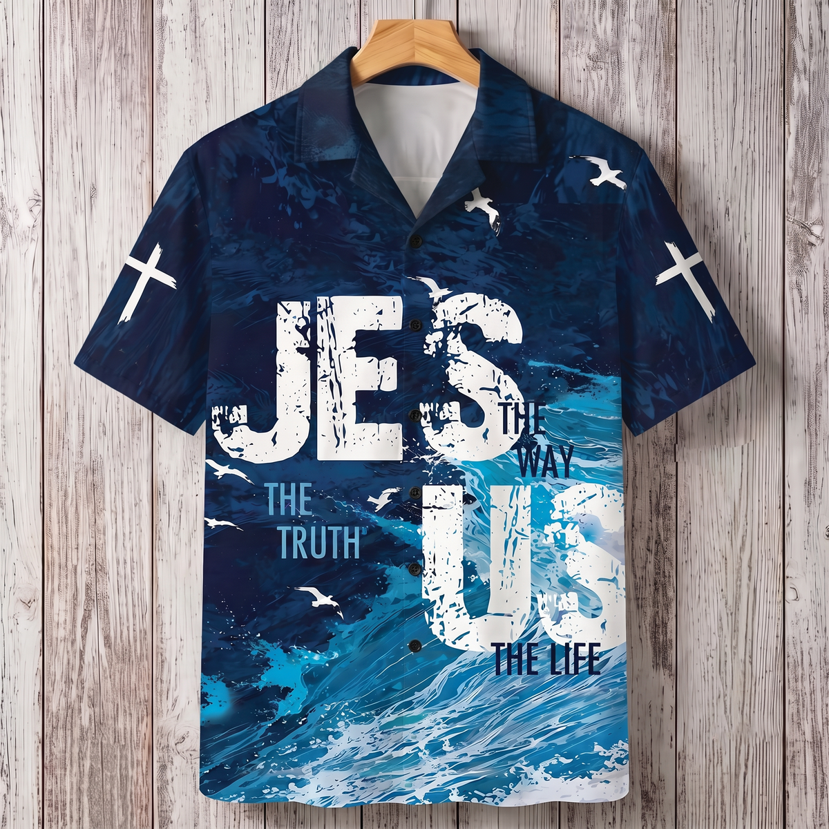 Jesus Is The Way The Truth The Life Hawaiian Shirt