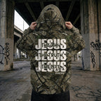 Jesus: The Way, The Truth, The Life Camo Hoodie, John 14:6 Christian Streetwear