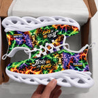 Personalized Jesus Is King Sneakers - Christian Max Soul Shoes