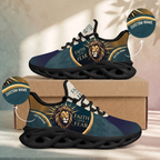 Custom Name Christian Sneakers, Faith Over Fear Max Soul Shoes