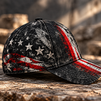 One Nation Under God American Eagle Patriotic Baseball Cap