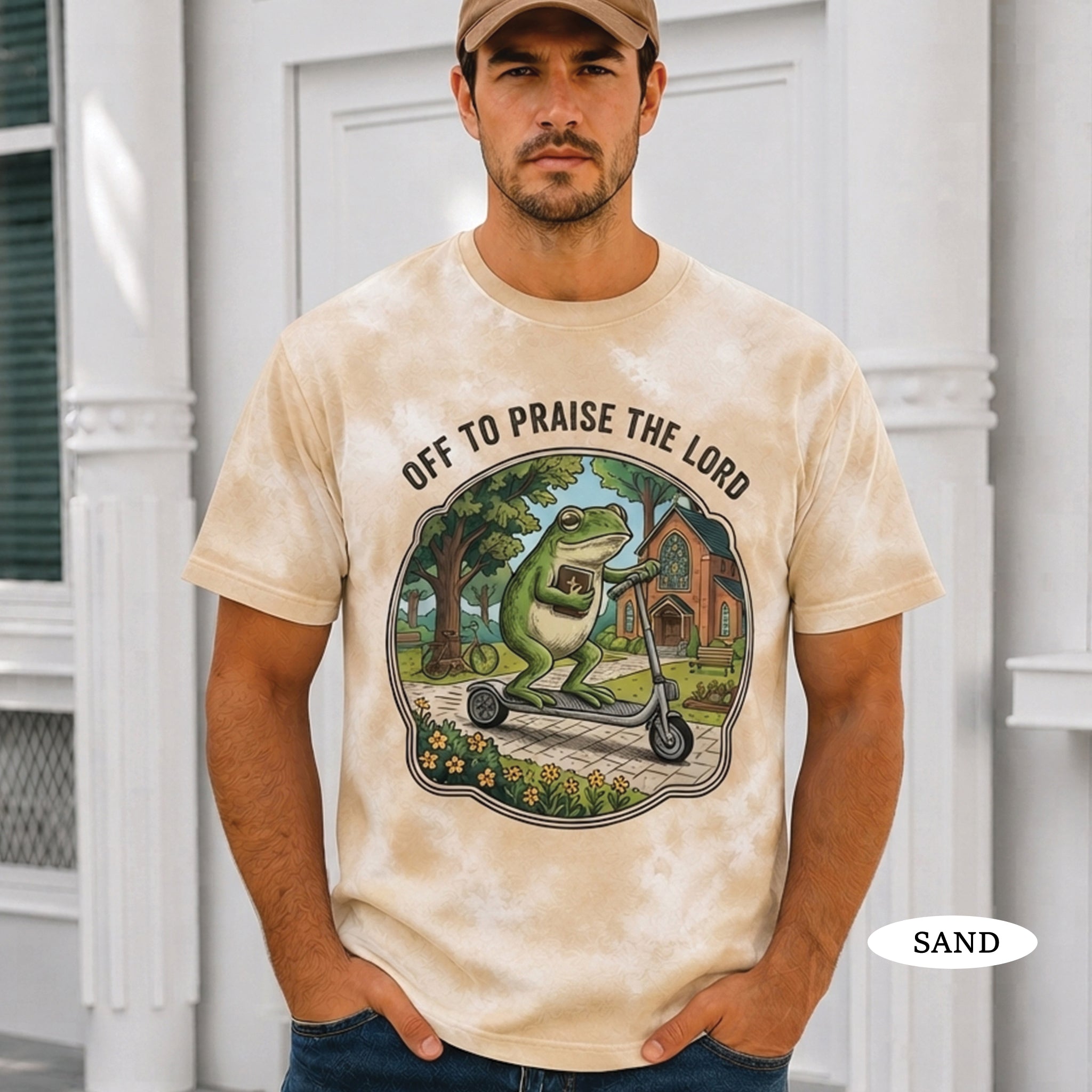 Off to Praise the Lord All Over Print Shirt, Funny Christian Shirt