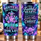 Sisters in Christ Christian Tumbler