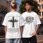 Good News Jesus Saves T-Shirt, Christian Bible Verse Hoodie